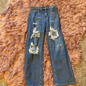 mom jeans high rise